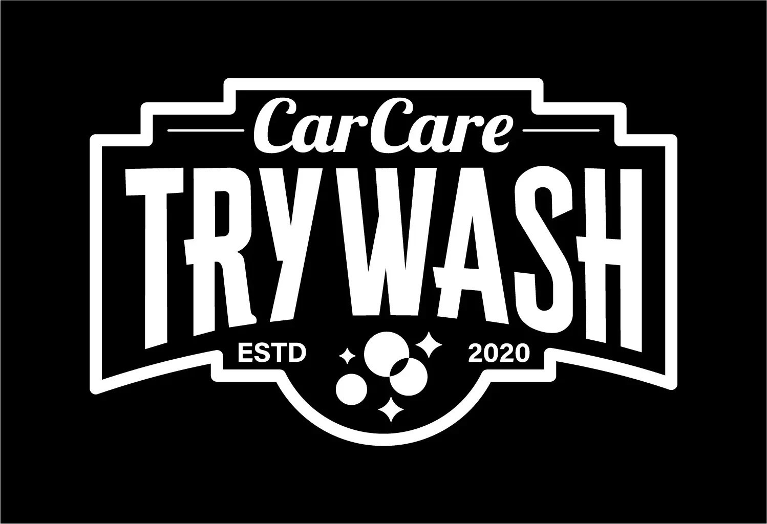 Car Care TRY WASH ロゴ